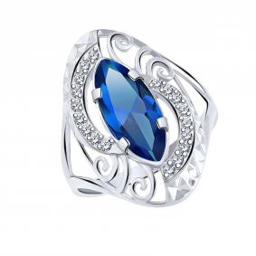 Серебряное кольцо Atoll ЗС10390ас3-925 с фианитом ЗС10390ас3-925 фото