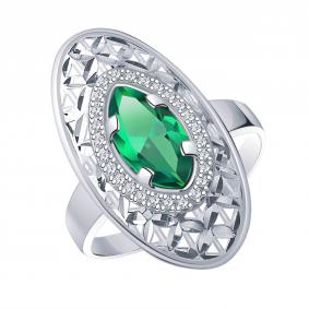 Серебряное кольцо Atoll ЗС10504ас2-925 с фианитом ЗС10504ас2-925 фото