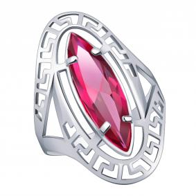 Серебряное кольцо Atoll ЗС10646с1-925 с фианитом и рубином ЗС10646с1-925 фото