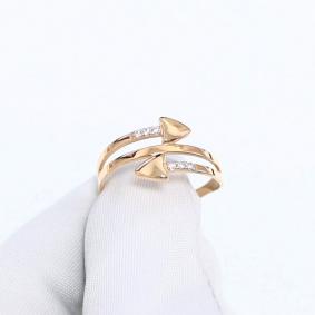 Золотое кольцо Atoll ЗС10935 с фианитом ЗС10935 фото