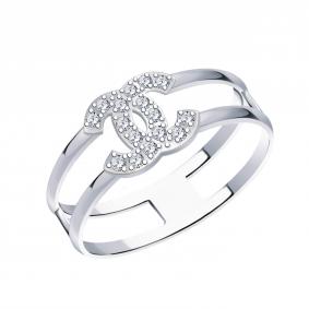 Серебряное кольцо Atoll ЗС11123-925 с фианитом ЗС11123-925 фото