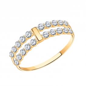 Золотое кольцо Atoll ЗС11284 с фианитом ЗС11284 фото