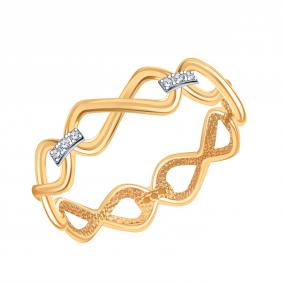 Золотое кольцо Atoll ЗС11295 с фианитом ЗС11295 фото