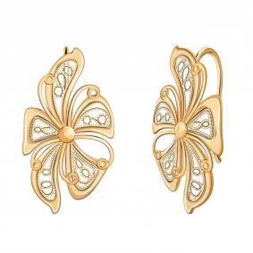 Золотые серьги Atoll ЗС20209 ЗС20209 фото