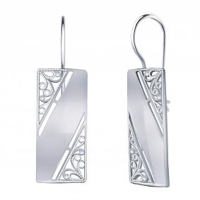 Серебряные серьги Atoll ЗС21086-925 ЗС21086-925 фото