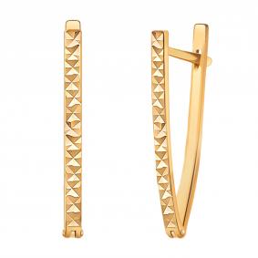 Золотые серьги Atoll ЗС21191а ЗС21191а фото