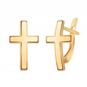 Золотые серьги-кресты Atoll ЗС21338 ЗС21338 фото