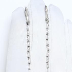 Серебряные серьги Atoll ЗС22С157257 с цирконием ЗС22С157257 фото