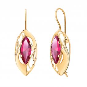 Золотые серьги Atoll ЗС2599с1 с фианитом ЗС2599с1 фото