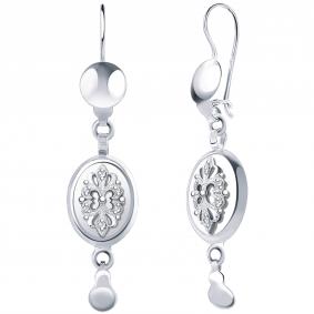 Серебряные серьги Atoll ЗС2687-925 с фианитом ЗС2687-925 фото