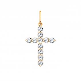 Золотая подвеска Atoll ЗС3124 с фианитом ЗС3124 фото