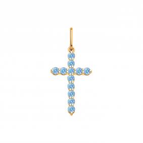 Золотая подвеска Atoll ЗС3151sw2 с фианитом ЗС3151sw2 фото