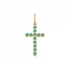 Золотая подвеска Atoll ЗС3151sw8 с фианитом ЗС3151sw8 фото