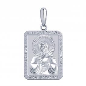 Подвеска-иконка Святая блаженная Матрона из серебра Atoll ЗС3395-925 ЗС3395-925 фото