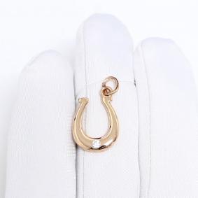 Золотая подвеска Символ года Atoll с фианитом ЗС50418 ЗС50418 фото