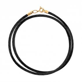 Кожаный шнурок с замком из золота Atoll ЗС7128кж ЗС7128кж фото