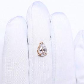 Золотая подвеска Atoll ЗС806311010 с фианитом ЗС806311010 фото