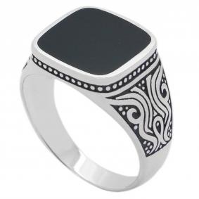 Серебряное кольцо Atoll ЗСRA8050 с эмалью ЗСRA8050 фото