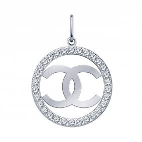 Золотая подвеска Atoll ЗСб50411 с фианитом ЗСб50411 фото