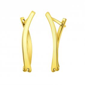 Серьги из лимонного золота Atoll ЗСл20742 ЗСл20742 фото