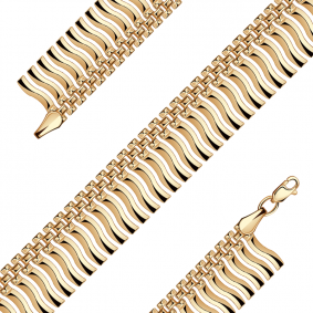 Золотая цепь плетение Фантазийное Красносельский ювелир ЗЦШ003 ЗЦШ003 фото