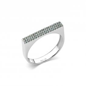 Серебряное кольцо Дар К-2286рс16139 с муассанитом К-2286рс16139 фото