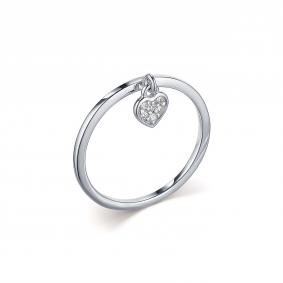 Серебряное кольцо Дар К-2331р00 с фианитом К-2331р00 фото