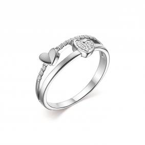 Серебряное кольцо Дар К-2357р00 с фианитом К-2357р00 фото