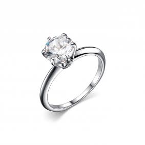 Серебряное кольцо Дар К-2373рс200 с фианитом К-2373рс200 фото