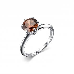 Серебряное кольцо Дар К-2373рс2D49 с фианитом К-2373рс2D49 фото