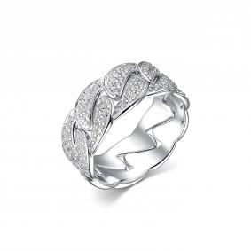 Серебряное кольцо Дар К-2379р00 с фианитом К-2379р00 фото