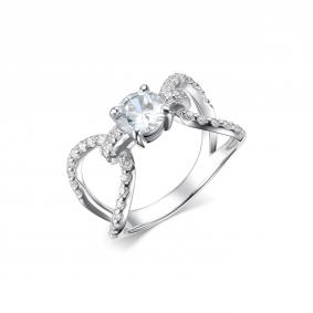 Серебряное кольцо Дар К-2409рс200 с фианитом К-2409рс200 фото