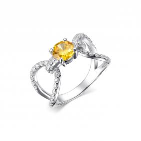 Серебряное кольцо Дар К-2409рс27400 с фианитом К-2409рс27400 фото