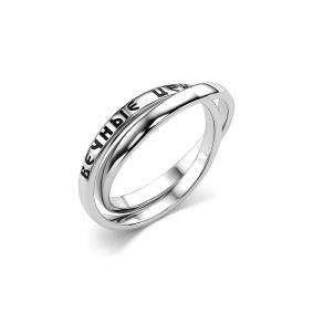 Серебряное кольцо Дар К-2422рэч00 с фианитом К-2422рэч00 фото