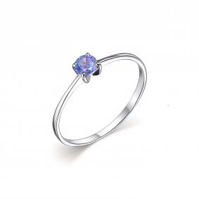 Серебряное кольцо Дар К-3222рс464 с танзанитом К-3222рс464 фото
