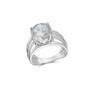 Серебряное кольцо Дар К-3307рс200 с фианитом К-3307рс200 фото