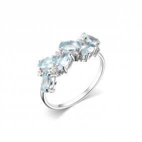 Серебряное кольцо Дар К-3345рс40200 с фианитом К-3345рс40200 фото