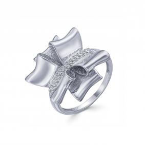Серебряное кольцо Дар К-3561р00 с фианитом К-3561р00 фото