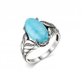Серебряное кольцо Дар К-3631ок414500 с фианитом К-3631ок414500 фото