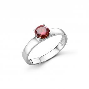 Серебряное кольцо Дар К-3691рс16161 с муассанитом К-3691рс16161 фото