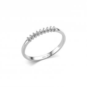 Серебряное кольцо Дар К-3721р00 с фианитом К-3721р00 фото