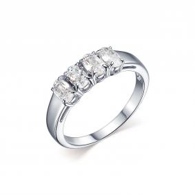 Серебряное кольцо Дар К-3763рс200 с фианитом К-3763рс200 фото