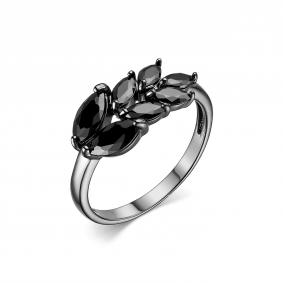 Серебряное кольцо Дар К-3791чрс216 с фианитом К-3791чрс216 фото