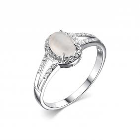 Серебряное кольцо Дар К-3803рк43600 с фианитом К-3803рк43600 фото