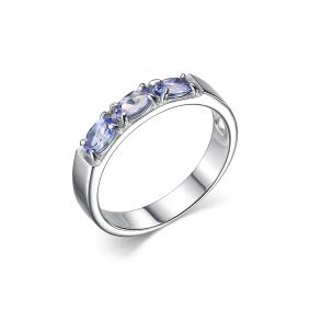 Серебряное кольцо Дар К-3860рс464 с танзанитом К-3860рс464 фото