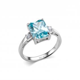 Серебряное кольцо Дар К-3927рс2D73 с фианитом К-3927рс2D73 фото