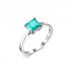 Серебряное кольцо Дар К-3931рс4135 с кварцем, горным хрусталём, турмалином и Параиба К-3931рс4135 фото