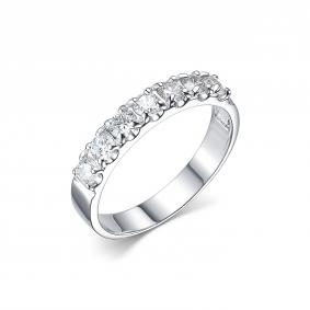 Серебряное кольцо Дар К-4001рс16128 с муассанитом К-4001рс16128 фото