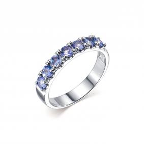 Серебряное кольцо Дар К-4001рс464 с танзанитом К-4001рс464 фото