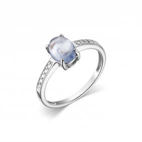Серебряное кольцо Дар К-4064рк46400 с фианитом и танзанитом К-4064рк46400 фото